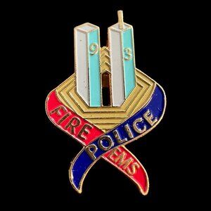 911 Remembrance Pin Tie Tack Fire Police EMS Flight 93 Twin‎ Towers Pentagon